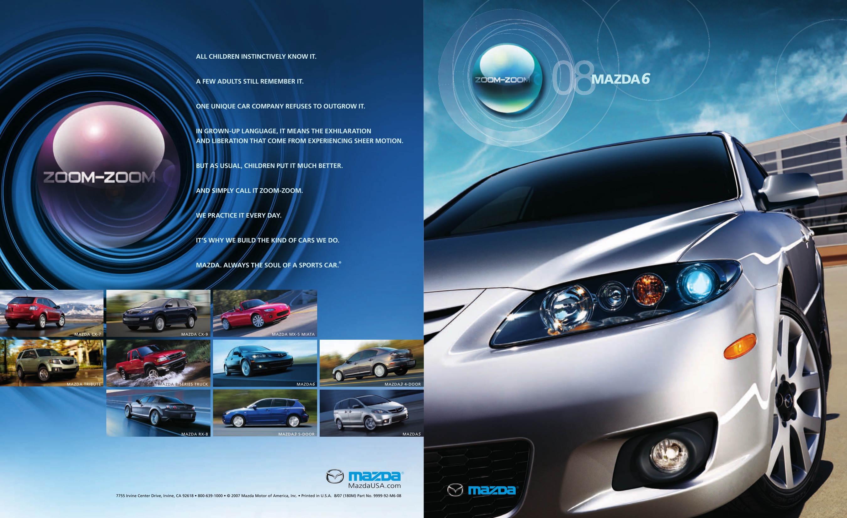 2008 Mazda 6 Brochure Page 12